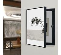 BEBANE Copertura decorativa per quadro elettrico, scatola interruttore del contatore a ribalta, copertura rimovibile per quadro elettrico, decorata con motivi floreali(L,40 * 60cm/15.7 * 23.6in)