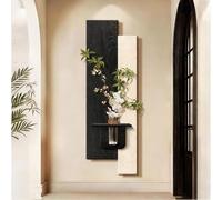 BEBANE Decorazione murale 3D con luci a LED, Decorazione murale in Pietra arenaria, caratterizzata da Un Design idroponico, Adatta a camere da Letto, Presa di Corrente(C,33 * 100cm/13 * 39.4in)