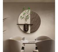 BEBANE Decorazione murale 3D con luci LED dai Toni Caldi, Texture in arenaria, Arredamento Moderno per la casa, Adatta a camere da Letto, Alimentazione a Spina(A,80 * 80cm/31.5 * 31.5in)