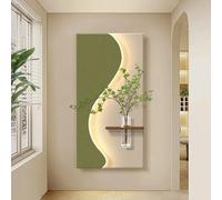 BEBANE Decorazione murale 3D in Pietra arenaria, con luci a LED, Adatta per spazi idroponici, tra Cui camere da Letto, soggiorni e ingressi, Alimentatore a Spina(C,80 * 40cm/31.5 * 15.7in)