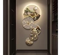 BEBANE Decorazioni murali 3D, Orologi da Parete 3D, Grandi sculture da Parete con luci LED, Adatte a camere da Letto, soggiorni, ingressi e uffici(B,36 * 80cm/14.2 * 31.5in)