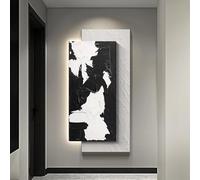 BEBANE Decorazioni murali stereoscopiche 3D, Dipinti Decorativi a LED in Rilievo 3D, Decorazioni murali in Pietra arenaria, per soggiorni, Alimentatore Plug-in(D,80 * 40cm/31.5 * 15.7in)