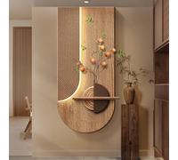 BEBANE Decorazioni murali stereoscopiche 3D, opere d'Arte in arenaria collegabili, Decorazioni murali dipinte a LED, sculture murali Creative, Adatte a camere da Letto(A,80 * 160cm/31.5 * 63in)