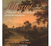 Mark Bebbington Piano Concertos 11, 12 and 13 (Curtis, Orch. Of the Swan) (CD)