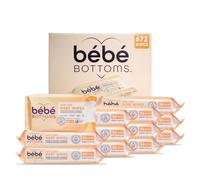 Bébé Bottoms - Panno viso ipoallergenico e salviettine per bambini, senza profumo e parabeni, delicato sulla pelle sensibile, essenziale da viaggio, essenziale per bambini, ideale per famiglie in