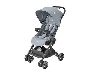 Bébé Confort Lara2 Passeggino da Viaggio Leggero e Compatto, Reclinabile e Pieghevole con Chiusura Automatica, Omologato fino ai 22 kg, Dalla Nascita Fino a 4 Anni, Colore Essential Grey