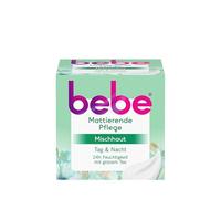 bebe, Crema Cura opacizzante 50 ml, idrata 24 ore per pelli miste con tè verde