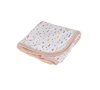 BEBE DOUCEUR Coperta 100% cotone con motivi forestali, multicolore, 75 x 75 cm, gamma foresta magica