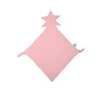 Bébé Douceur, Doudou - Fazzoletto a stella 100% garza di cotone, 30 x 46 cm, colore: Rosa