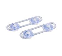 BEBE DOUCEUR, Set di 2 chiavistelli di sicurezza piccolo modello, 12 x 4,5 x 1 cm, in PVC
