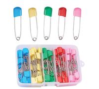 Bebè Pannolino Perni Sicurezza Tradizionale Scatto Blocco Panno Chiusura 100pcs