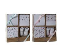 BEBE SET 4 ALGODON 24X28X7 06 MESES 2 SURT.