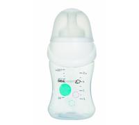 Bébéconfort 30000513 - Biberon a collo largo ergonomico con manici, 150 ml, colore: Bianco