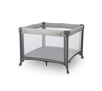 Bebeconfort Circus Box bambini, box pieghevole e lettino da viaggio, spazioso e ben aerato con dimensioni 100 x 100 x 76 cm, chiusura compatta e borsa trasporto, colore Mineral Graphite