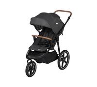 Bebeconfort Cloudy Passeggino Ruote Grandi, 0-4 anni (max.22kg), Passeggino reclinabile e pieghevole, Chiusura rapida, Passeggino corsa 3 Ruote Fuori strada, Maniglione regolabile, Mineral Graphite