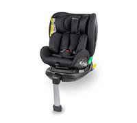 Bebeconfort EvolveFix Plus i-Size, Seggiolino Auto 360 Gradi, 0-12 Anni, 40-150 cm, 0-36 kg ISOFIX Girevole, 4 Reclinazioni, Regolabile in Altezza, Tessuti Traspiranti, Black Mist