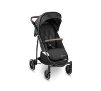 Bebeconfort Ingenious Passeggino leggero e compatto, reclinabile e pieghevole, seduta spaziosa, con corrimano e coprigambe, per bambini 0-4 anni (22 kg), Major Black