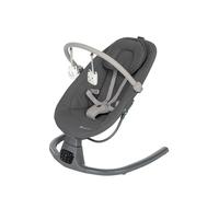 Bebeconfort Jolana, Sdraietta Neonati Elettrica, 0-6 mesi (9kg), Altalena Neonato, Rilevamento Movimento, 12 Brani Rilassanti, 5 Suoni della Natura, Schienale Regolabile 2 Posizioni, Tinted Graphite