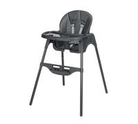 Bebeconfort Meely Plus Seggiolone Pappa 2 in 1, 6 mesi-3 anni, Seggiolone Evolutivo convertibile in Seggiolina per Bambini, Reclinabile 2 Posizioni, Leggero (4 kg), Cuscini imbottiti, Tinted Graphite