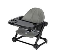 Bebeconfort Moly, Alzasedia per Bambini 6 mesi-3 anni, 9-15 kg, Rialzo da Tavolo Portatile Leggero, Seggiolone Phieghevole da viaggio, Chiusura Compatta, 3 Altezze, 3 Posizioni Vassoio, Tinted Grey