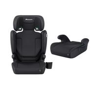 Bebeconfort Ride i-Safe Seggiolino Auto Bambini 100-150 cm (3,5-12 Anni), Gruppo 2/3, Rialzo Auto con Schienale Rimovibile, R129, Leggero 3,4 kg, Poggiatesta Regolabile 11 Posizioni, Portabibite, Nero