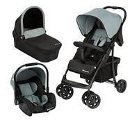 Bebeconfort Roadeo Trio passeggino neonati, sistema combinato con passeggino, navicella, seggiolino auto gruppo 0+ per neonati, per bambini 0-4 anni fino ai 22 kg, colore grigio