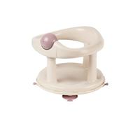 Bebeconfort Seggiolino Girevole Bagnetto neonato per Vasca da Bagno e Doccia, Seggiolino da bagno per bambini fino a 10 kg, Girello per il Bagnetto, Seduta ergonomica, Ventose di Sicurezza, Beige