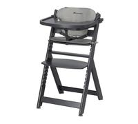 Bebeconfort Timba + Cuscino Seggiolone Crescita 6 Mesi - 10 Anni fino a 30 kg Vassoio Rimovibile Sedile Regolabile Poggiapiedi Compatibile Timba Baby Grafite Minerale