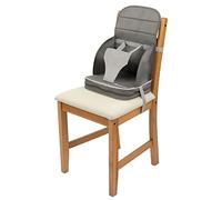 Bebeconfort Travel Booster Trona de viaje portátil, Asiento elevador blando y acolchado, para bebés de 6 meses a 3 años (15 kg), color Grey Mist