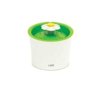 Bebedero automatico Catit Flower Fountain 3L plastica verde bianco per gatti