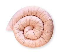 Bebeloo Cuscino per l'allattamento Cuscino per dormire laterale Cuscino per il corpo Lungo cuscino per collo Paraspifferi per Porte e Finestre paraspifferi in cotone (180 cm, Punti rosa)