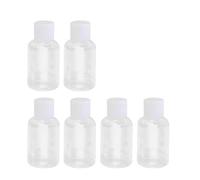 BEBEMOKO 10 pezzi Contenitori da Viaggio in Plastica Trasparente con Tappi Ermetici Bottiglie Vuote Resistenti e Leggere per Shampoo Lozione Gel Doccia e Oli Essenziali per Viaggi e Uso