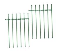 BEBEMOKO 12sets Supporto per Piante Rampicanti di Bastoni per Piante Singole Regolabili e Resistenti per Giardini e Fiori di