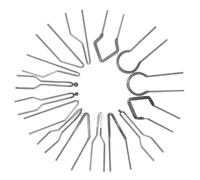 BEBEMOKO 15pezzi Punte per Pirografo Kit per Filo Pirografia Punte per Macchina Pirografia di Ricambio per su Legno Zucche