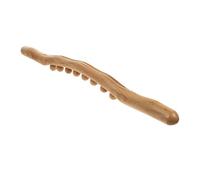 BEBEMOKO 1pezzi Bastoncino Massaggio Legno Di Faggio Per Agopressione Strumento Manuale Per Massaggio Muscolare e Terapia Antistress Design Unico Leggero e Portatile Per Gambe Collo e Spall