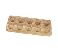 BEBEMOKO 1pezzi Uova in Legno Contenitore Per Uova Supporto Per Da Cucina Realizzato in Materiale Di Contenitore Per Fondo Piatto Per Riporre Le