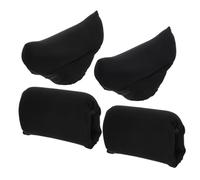 BEBEMOKO 1set Cuscini Per Maniglie Stampella e Ascellari Antiscivolo Coperture Morbide Per Crutch Accessori Per Crutches Nero