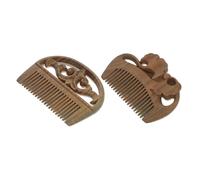 BEBEMOKO 2 Pezzi Massaging Combs Strumenti per Agopuntura Comb per Uso