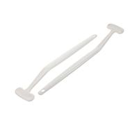 BEBEMOKO 2 Pezzi Raschietto per Lingua Pulitore Lingua Portatile con Ergonomico Contro e Pratico e Sicuro per Uso