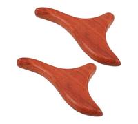 BEBEMOKO 2pezzi Bastoni Massaggianti Legno Naturale Per Rilassamento Muscolare e Terapia Dei Punti Trigger Strumenti Tradizionali Thai Per Massaggi Leggeri e Compatti Per Uso Domestico e