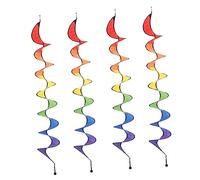 BEBEMOKO 4 Pezzi Decorazione per Esterni Girandole per Cortile e all Facili da Utilizzare e Riporre Realizzate Resistente Rotazione Automatica Vento