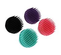 BEBEMOKO 4 Pezzi Massaggiatore Per Capelli in Pratico Per Shampoo e Doccia Massaggia Capelluto e Favorisce La Circolazione Sanguigna