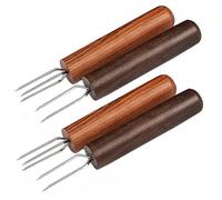 BEBEMOKO 4 Pezzi Moxa Cone Holder Fork Antiscottatura Strumento per Domestiche e Estetici