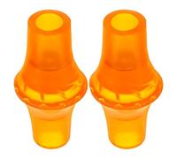 BEBEMOKO 4 Pz Cuscinetti Per Le Stampelle Punte Del Da Passeggio Bastoncini Da Passeggio Da Passeggio Pieghevole Punta Del Da Trekking Punte Di Canna Orange Pvc