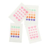 BEBEMOKO 4fogli Idrocolloidali Per Di Patch Invisibili Per Brufoli Adesivi Forma Di Fiore e Forma Di Cuore Strumenti Efficaci Per La Della Rimuovono Imperfezioni e Accelerano La Guarigione