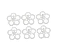 BEBEMOKO 6 Pezzi 5 Health Pot Steamed Egg Rack Egg Boiler Rack Hot Pot Rack Cooker Egg Rack Steaming Rack Stand Multi-Holes Egg Rack Steamer Stand Egg Steamed Rack Steam Pan Rack