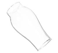 BEBEMOKO Accessorio Paralume Lampada a Olio Vintage Trasparente Ø3,4x9 Cm, Copertura Antivento in Vetro per Sostituzione Paralumi, Ricambio per Illuminazione D’emergenza e Campeggio