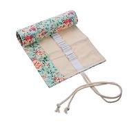 BEBEMOKO Astuccio Portatile Per Matite Tela Sacchetto Roll-up Multifunzionale Per Matite Colorate e Pennarelli Per Scuola e Viaggio Materiale Resistente e Duraturo Ottimo Per Organizzare