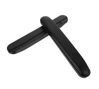 BEBEMOKO Braccioli per Sedia a Rotelle Cuscino in Spugna Pvc 2 Pezzi, Imbottiture Antiscivolo per Ausili Mobilità, Accessori Comfort Paziente Nero, Facile Installazione e Compatibilità