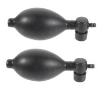 BEBEMOKO Bulbo di Gonfiaggio Manuale in Gomma Naturale per Sfigmomanometro con Valvola a Pressione, Set da 2 Pezzi Adatto per Misurazione Pressione Arteriosa e Attrezzi Simili